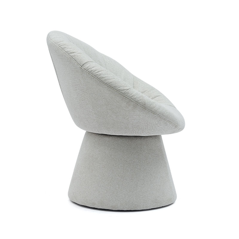 Silla de comedor giratoria italiana sencilla y elegante, sillón de Base redonda, silla de ocio para sala de estar y Hotel (GY-644)