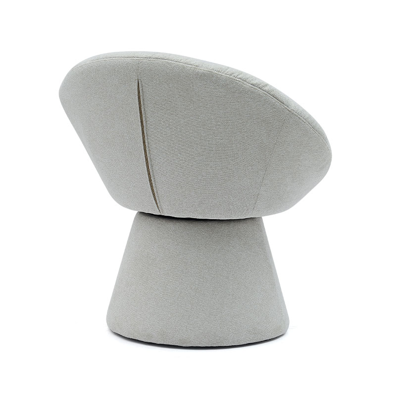 Silla de comedor giratoria italiana sencilla y elegante, sillón de Base redonda, silla de ocio para sala de estar y Hotel (GY-644)