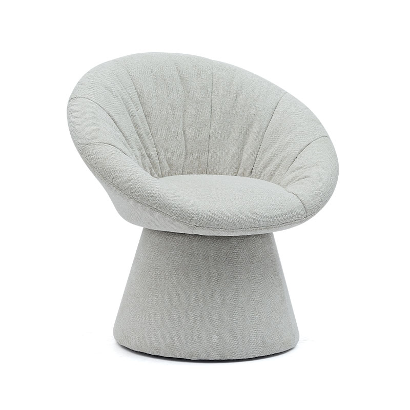 Silla de comedor giratoria italiana sencilla y elegante, sillón de Base redonda, silla de ocio para sala de estar y Hotel (GY-644)