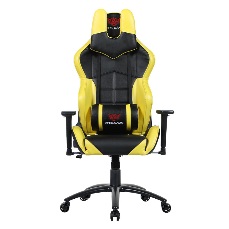 Silla para juegos giratoria 3D con ajuste de altura del reposabrazos y rotación frontal-trasera (Y-2576)