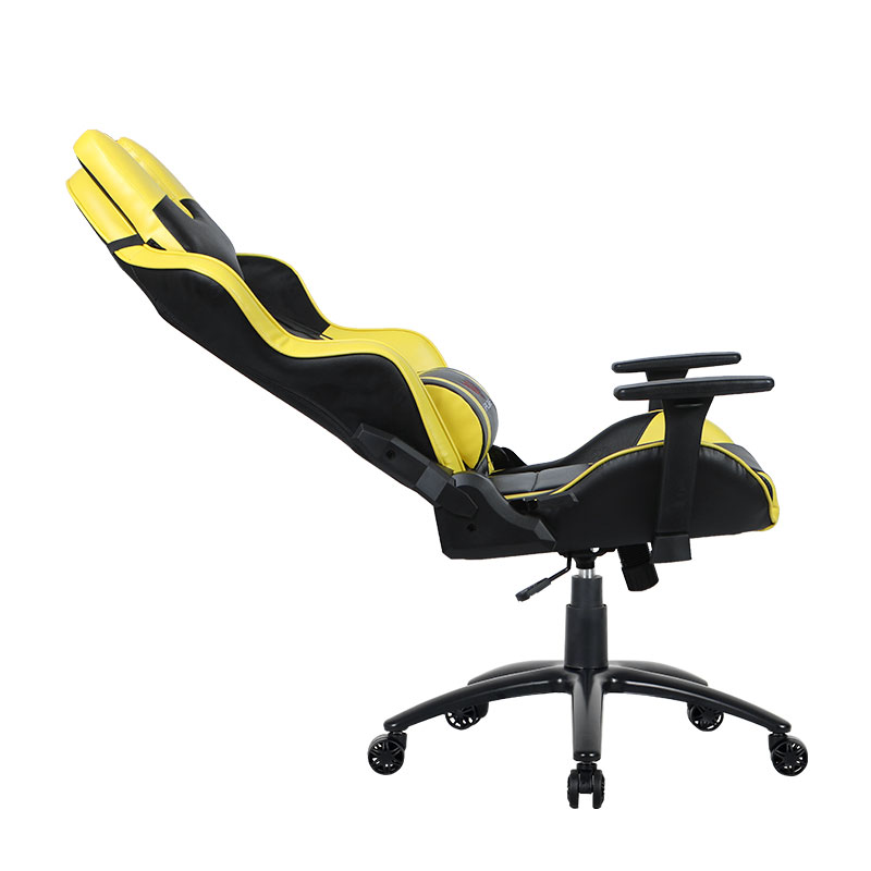 Silla para juegos giratoria 3D con ajuste de altura del reposabrazos y rotación frontal-trasera (Y-2576)
