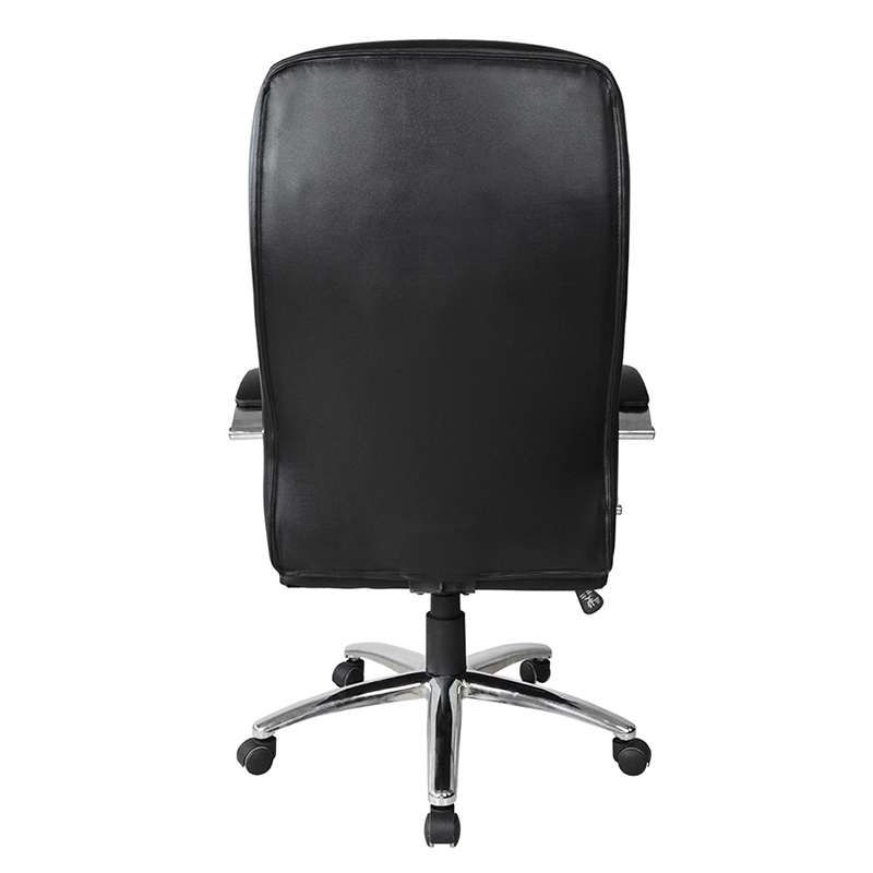 Silla de oficina ejecutiva con reposabrazos y respaldo alto cromado (Y-2820)