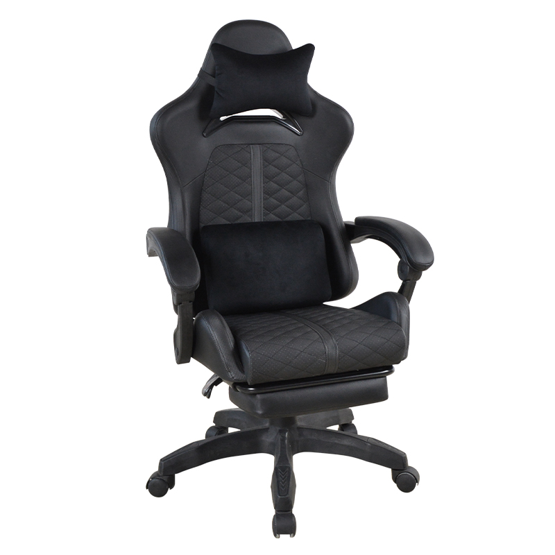 PP Silla de jugador de retroceso ajustable PP con reposapiés (T-7137)