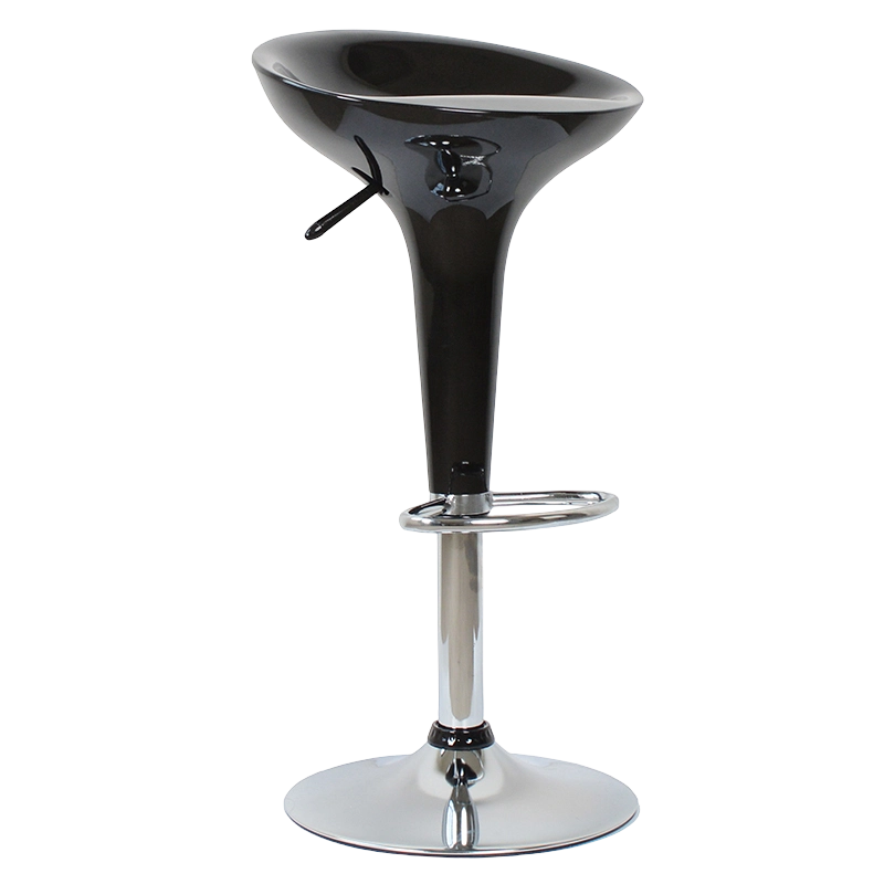 Taburete de bar giratorio de plástico ABS negro Silla (GY-901)
