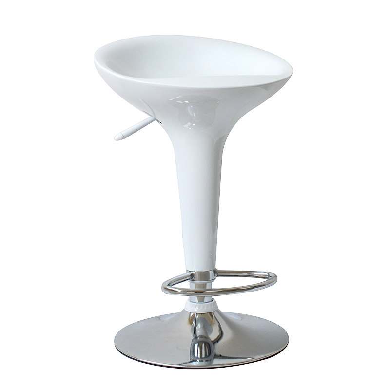 Elevador giratorio de plástico ABS blanco Silla taburete de bar (GY-901)